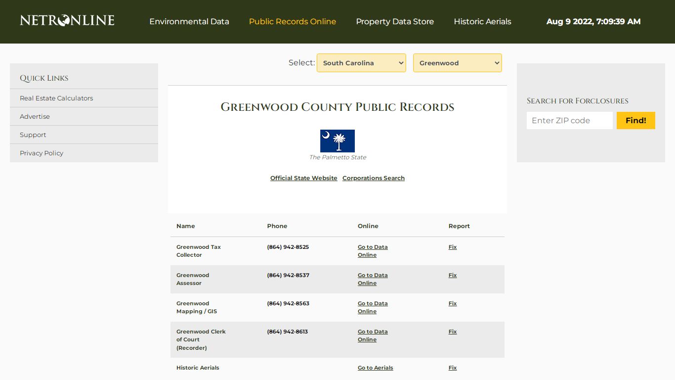 Greenwood County Public Records - NETROnline.com